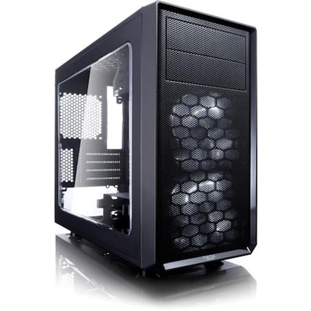 Virtual Computer Case with Side Window, Black VI2561774